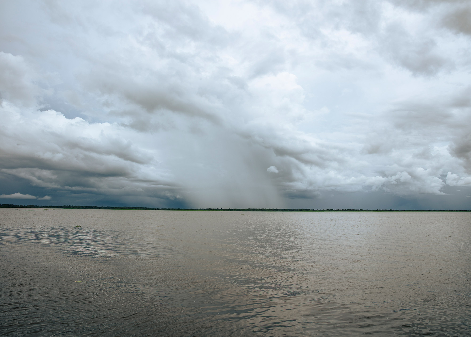 General view of Viana's lake, Brazil.