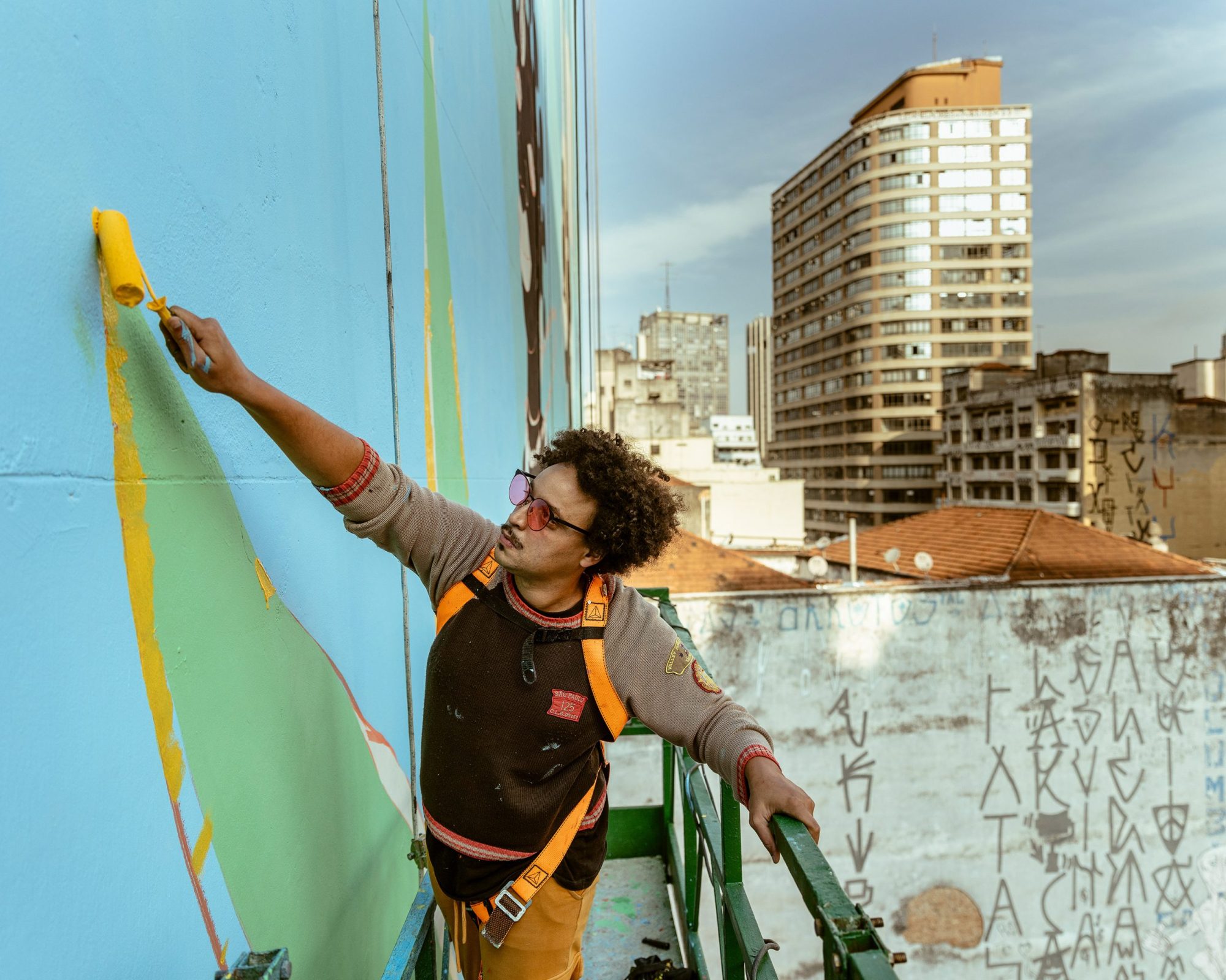 The graffiti artist Mag Magrela for El país Semanal.